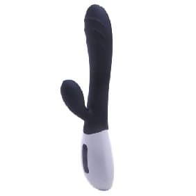 Multiple-Speed 8" Blue Colour Silicone Vibrating Rabbit Love Wand