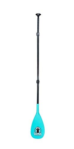 Titan Paddles SUP Adjustable 3 Piece Paddle, Teal