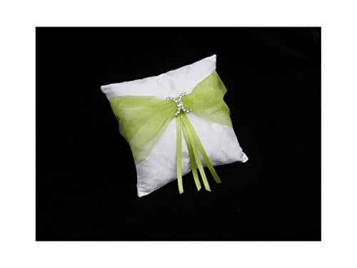 RING CUSHION NATURAL SILK GREEN
