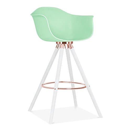 Cult Design Moda Bar Stool with Armrest CD2 - Pastel Green