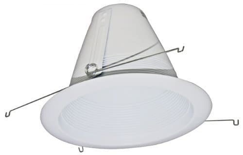 Cone Stepped Baffle White for 6 Recessed Can by AH Lighting