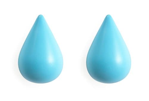 Dropit Hooks Small / 2 pcs - NEW, Blue, H: 7,7 x D: 8,0 x L: 5 cm