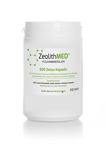 Zeolite MED® 600 Detox Capsules