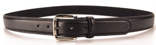 Mens Ossi Leather Lined Belt with Double Stitched Edging - 6 Colours Available