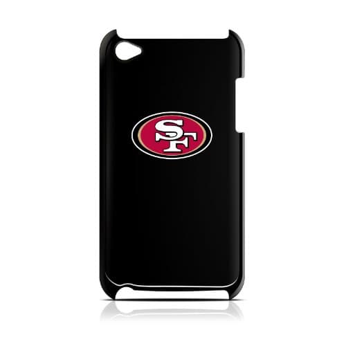 NFL San Francisco 49ers Varsity Jacket Hardshell Case for iPod Touch 4G, Black, 4.4x2.4-Inch