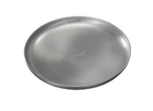 Plate for candles, decoration round silver 12 cm