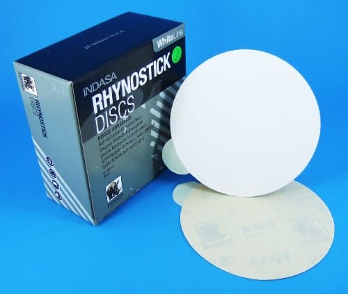 Indasa Rhynostick 150mm Plain Discs 320grit Sticky Pack 100