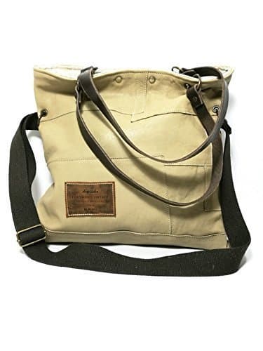 Genuine leather patchwork shoulder bag, shopper shoulder bag made in Italy, Ferdinand vintage / duepiùdue