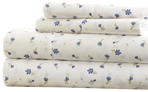 Simply Soft Bed Sheet Set, Light Blue, California King