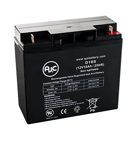 AJC Battery Replacement Compatible with Kung Long WP18-12 12V 18Ah Wheelchair Battery