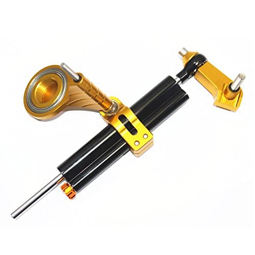 Motorcycle Steering Damper Stabilizer with Bracket YAMAHA R6 2006 2007 2008 2009 2010 2011 2012 2013 2014 2015 2016 BK/GD