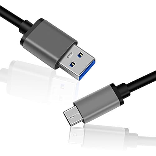 Cellay 1.0M USB Type-C to Standard USB 3.0 Charger Charging / Sync Data Cable（Black）