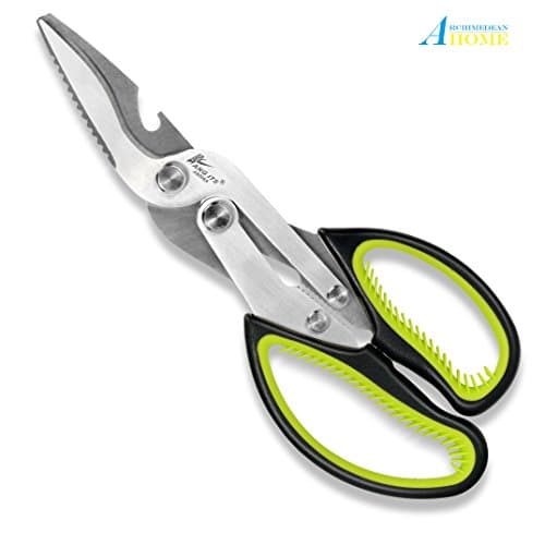Kitchen Scissors, Professional Poultry Shears, Archimedean Kitchen Heavy-duty Utility Kitchen Scissors with Sharp Blade, Suitable For Chicken, Poultry, Fish, Meat, Vegetables, Herbs and Daily Use