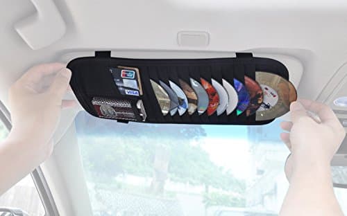 Car Sun Visor CD Organizer Holder 12 Pcs Capacity Disc CD VCD Storage
