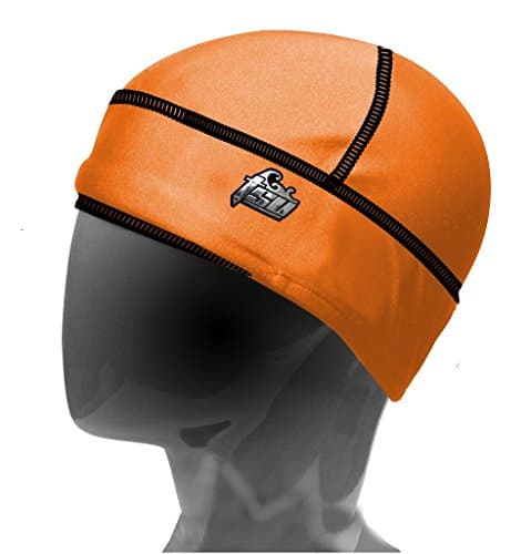 tsu 3 Tsu3 Compression Cap (Orange With Black Stitches)