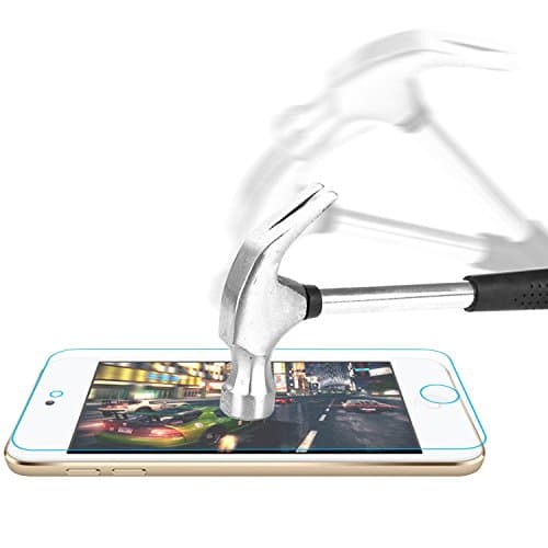 iPod Touch 6G Screen Protector , Bingsale Premium Tempered Glass Screen Protector for iPod Touch 6G 5G with 9H Hardness Anti-fingerprint (iPod Touch 6G 5G)