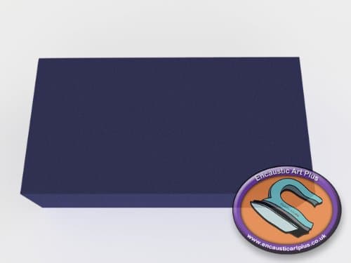 2 X Neon Blue(41) Wax Blocks (Approx. size 11 X 24 X 42 mm each block)