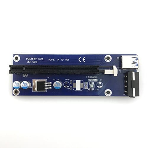 006 Riser PCI-E PCI Express Riser Card 1x to 16x Risers Cable sets for BTC Miner Machine Cable