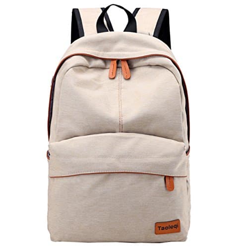 Super Modern Unisex Nylon School Bag Solid Color Backpack Hiking Backpack with Headphone Hole Cool Sports Backpack Laptop Bag for Womens Girls Childern
