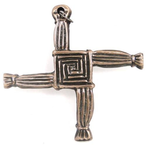 Bronze St. Brigids Cross Decoration