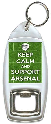 Keep Calm and Support Arsenal - Bottle Opener Keyring