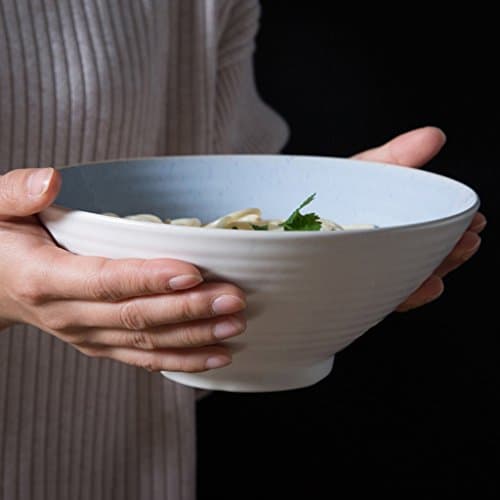 Japanese Style Retro Tableware Ceramic Fruit Salad Bowl Creative Deep Soup Large Bowl