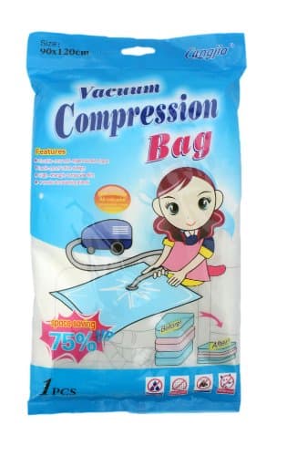 3x Vacuum Compression Storage Bags No Moisture, Dust, Mildew or Moths 90cm x 120cm