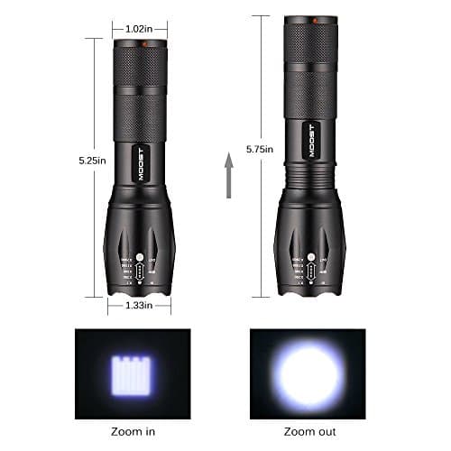 Flashlight LED Ultra Bright With 5 LEDs, Camping, Hiking, Walking &amp; Activities