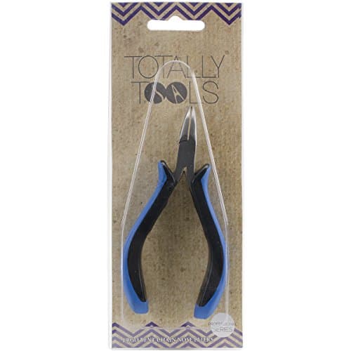 Ergo Blue Bent Chain Nose Bead Pliers-