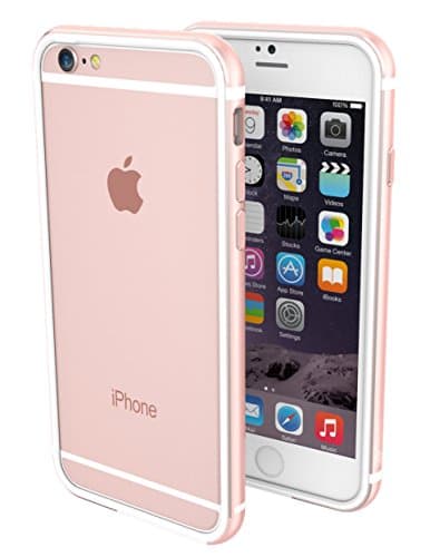 K11 Premium Bumper for Apple iPhone 6/6s - White/Rose Gold, Case, TPU