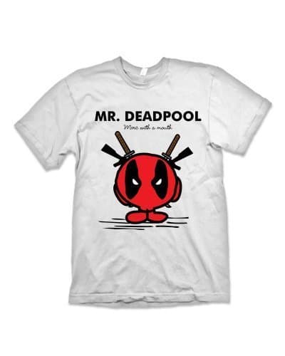 Mr Deadpool 'Geek' T-shirt Inspired by Marvel Comics