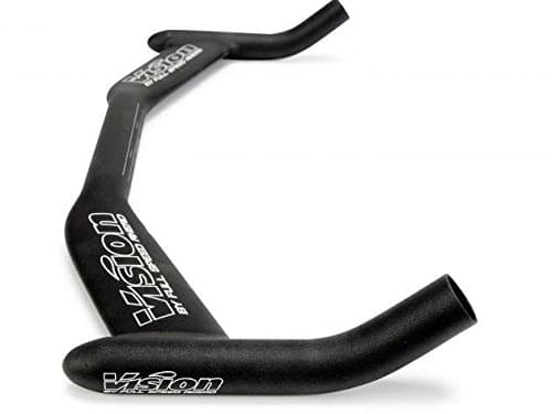 BASE TIME TRIALS COW HORN HANDLEBAR 400mm WIDTH, 26mm DIAMETER BLACK