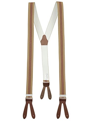 reg; Trouser Braces/Suspender Available in Many Different Design with Real Leather Patten/Strap - Made in Germany