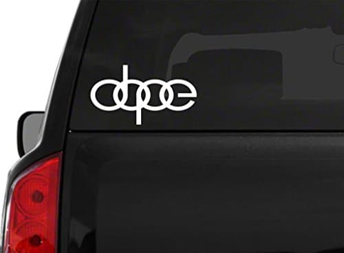 Audi Dope Car Window Sticker Novelty Bumper Sticker A4