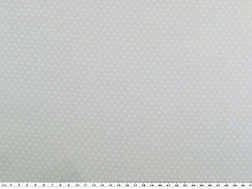 Cotton Printing With Dots, Light Blue, 140 – 145 cm