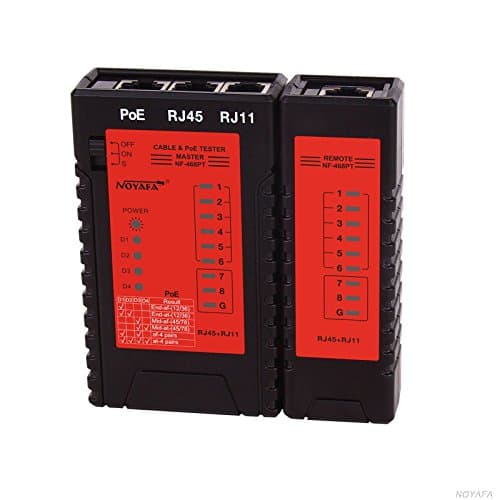 POWER OVER ETHERNET (POE) TESTER / Identify 802.3 at/af standard / Detect PoE / Verify RJ45 RJ11 cable