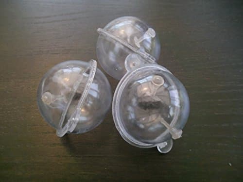 pack of three small clear 35mm bubble floats