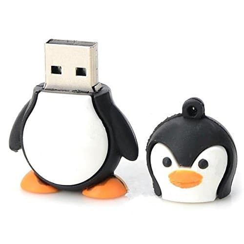 Worsendy U-Disk Cute Penguin USB Flash Drive16 GB USB 2.0 Flash Memory Stick Novelty Cute Penguin Data Traveler Gift 1pcs