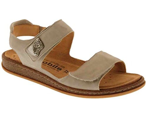 Mobils Women’s Slingback Beige Size: 3.5