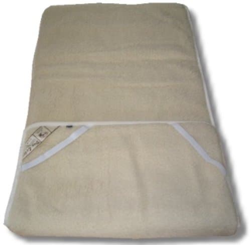 Natural Merino Wool Mattress Protector 90 x 210 under bed New Wool