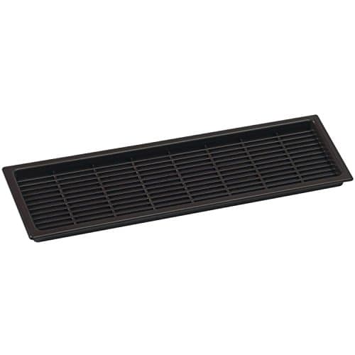 Secotec Ventilation Grille for Candle Getting 1 PE Plastic, Brown, 222 x 56 mm Pack of 1 105031006