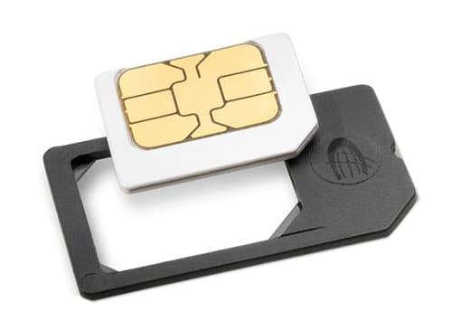 Sadapter 999507-SMCA Micro SIM to Full SIM Card Adapter - Retail Packaging - Gray