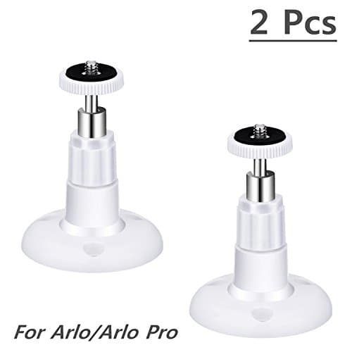 Arlo Pro / HD / GO Mount, Ablerv [2 Pack] Security Arlo Pro Wall Mount Indoor and Outdoor Mount Bracket Adjustable for Arlo Go, Arlo HD and Other Compatible Models