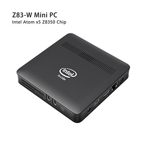 Z83-W Mini PC Desktop x5-Z8350 Intel Atom 2GB/32GB eMMC Intel HD Graphics 4K 1000M/LAN 2.4/5.8G WiFi BT 4.0 Support Windows 10