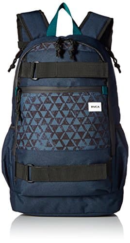 RVCA mens Push Skate Delux Backpack Push Skate Deluxe Backpack Backpacks
 -  Blue - 