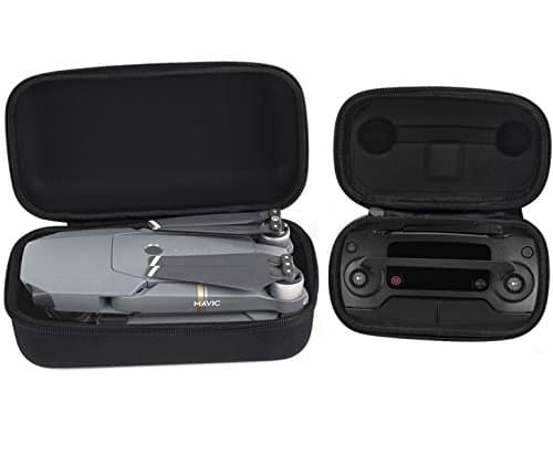 IRUIS Portable Waterproof Protective Carry Case Foldable Drone Body Box + Remote Controller Transmitter Bag Case for DJI Mavic Pro Drone Hardshell