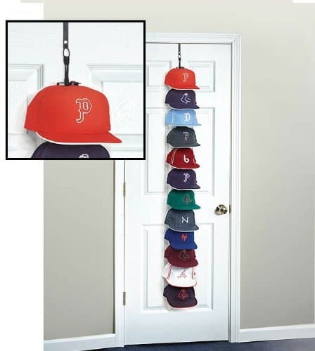 CapRack 36 Baseball Cap Hat Holder Rack Organizer Storage Door Closet Hanger NEW by Sunday Market