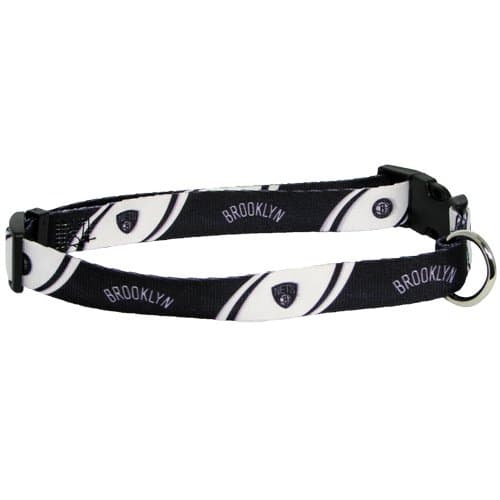 Hunter Mfg NBA Brooklyn Nets Adjustable Pet Collar, Team Color, Medium