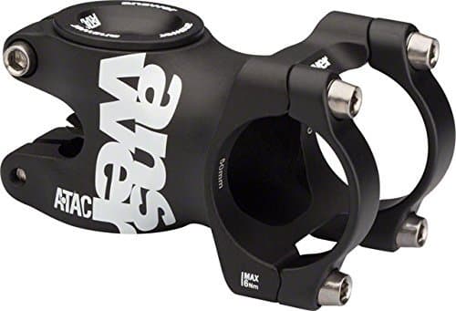 Answer ATAC AME 31.8 Stem 50mm +/- 0 Degree, Black by Answer Products