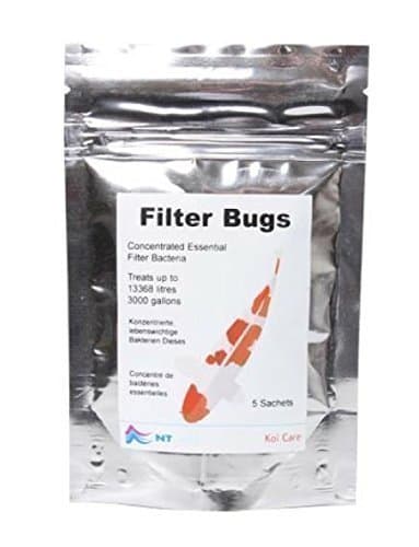 Pond Stater Booster Filter Bugs Filter Bacteria 5 Sachets NT Labs 3000 Gallons